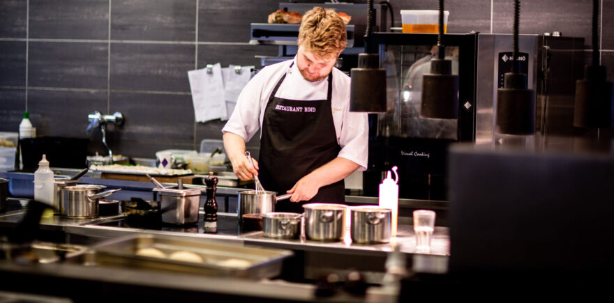 restaurant kitchen scene